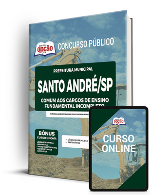 Apostila Prefeitura de Santo André - SP 2023 - Comum aos Cargos de Ensino Fundamental Incompleto