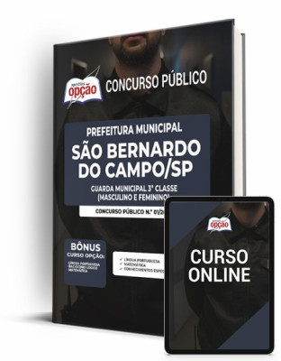 Apostila Prefeitura de São Bernardo do Campo - SP 2023 - Guarda Municipal 3ª Classe (Masculino e Feminino)