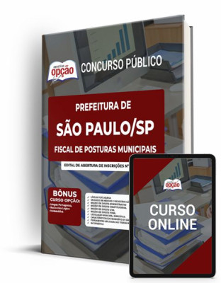 Apostila Prefeitura de São Paulo - SP 2023 - Fiscal de Posturas Municipais