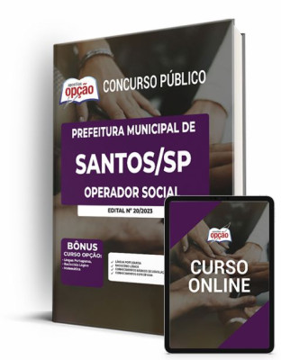 Apostila Prefeitura de Santos - SP 2023 Operador Social