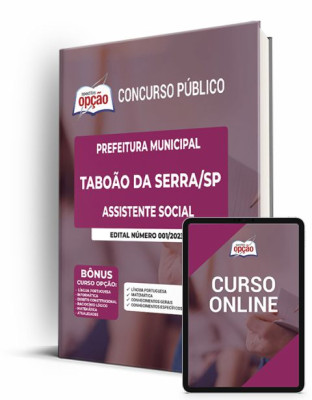 Apostila Prefeitura de Taboão da Serra - SP 2023 - Assistente Social