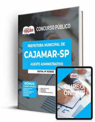 Apostila Prefeitura de Cajamar - SP 2023 - Agente Administrativo