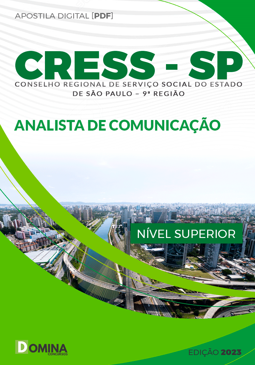 Apostila Concurso CRESS SP 2024 Analista Comunicação