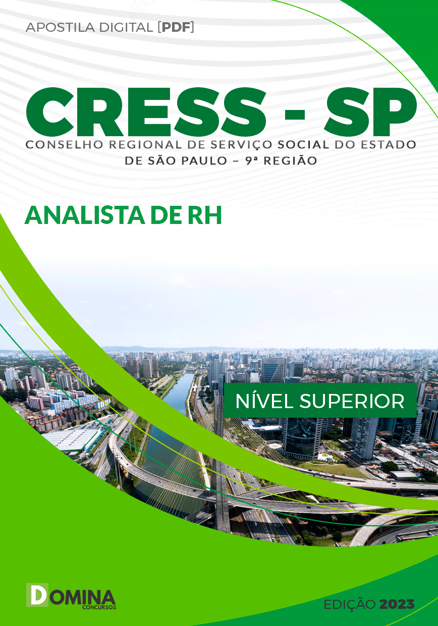 Apostila Concurso CRESS SP 2024 Analista RH