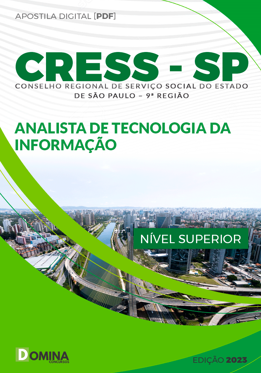 Apostila Concurso CRESS SP 2024 Analista TI