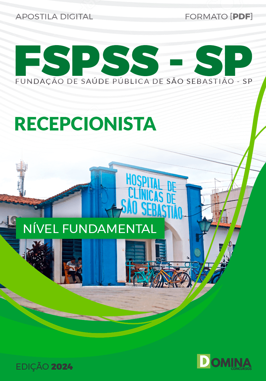 Apostila FSPSS SP 2024 Recepcionista