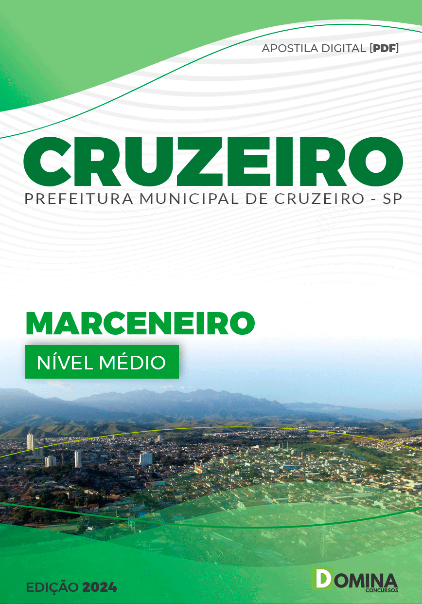 Apostila Pref Cruzeiro SP 2024 Marceneiro