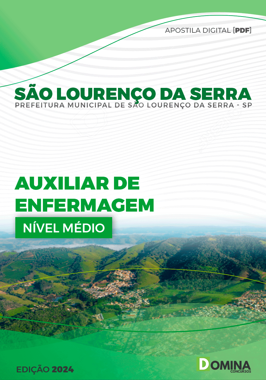 Pref São Lourenço da Serra SP 2024 Auxiliar de Enfermagem