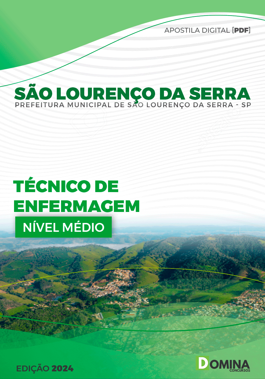 Pref São Lourenço da Serra SP 2024 Técnico de Enfermagem