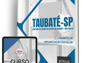 Apostila Diretoria de Ensino da Região de Taubaté - SP 2024 - Agente de Organização Escolar