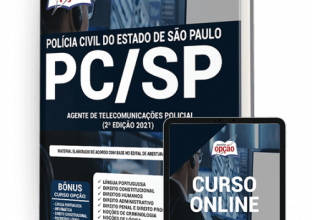 Apostila PC-SP - Agente de Telecomunicações Policial (2ª Edição)