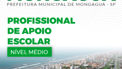 Apostila Prefeitura Mongaguá SP 2024 Profissional Apoio Escolar