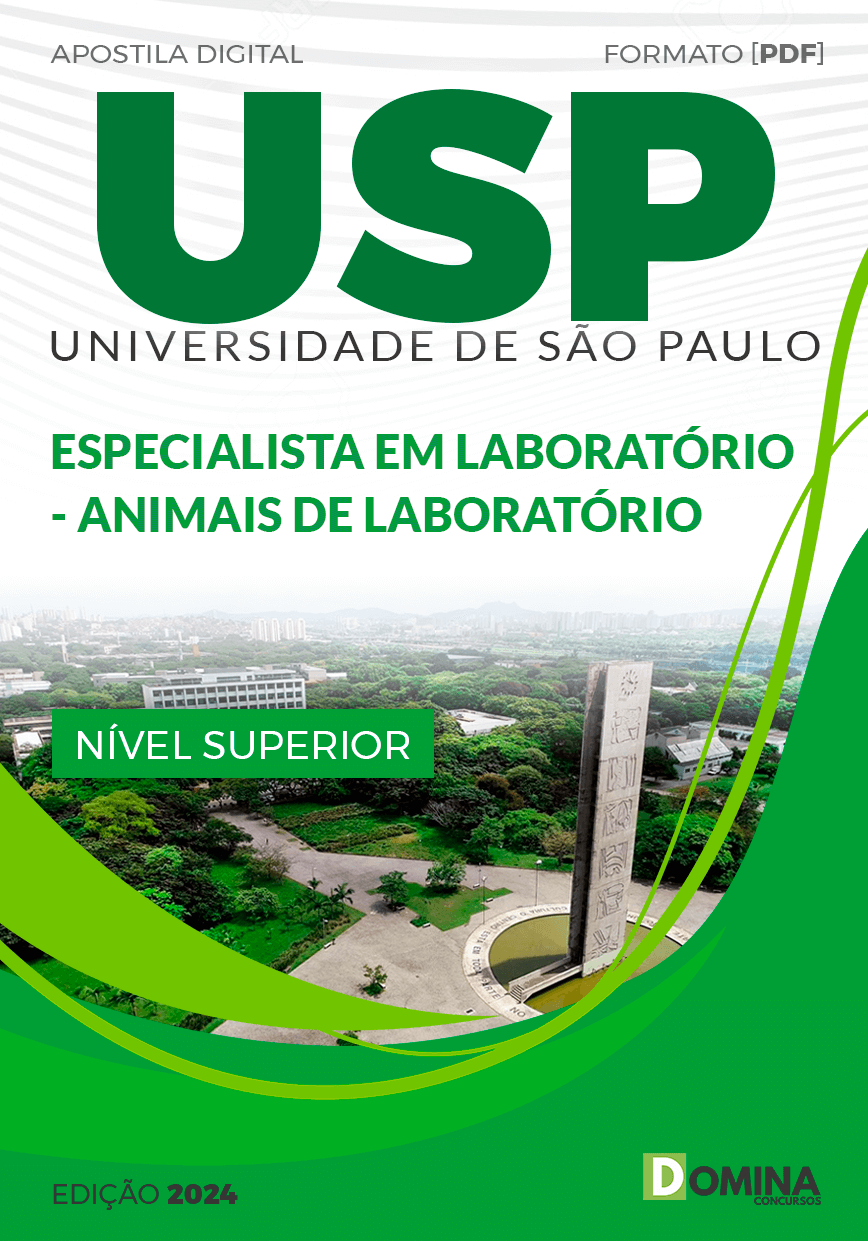 Apostila USP 2024 Especialista Laboratório Animais de Laboratório