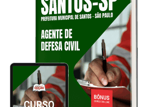 Apostila Prefeitura de Santos – SP 2025: Agente de Defesa Civil – Guia Completo