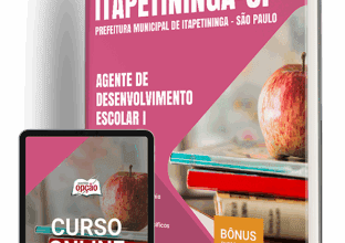 Apostila Prefeitura de Itapetininga – SP 2025: Agente de Desenvolvimento Escolar I