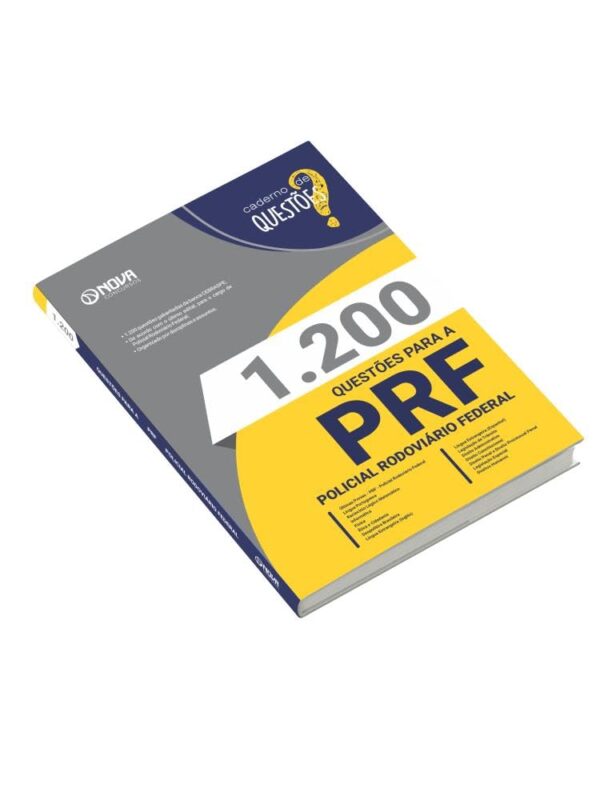 Livro com 1.200 Questões Gabaritadas para a PRF - Prepare-se de Forma Eficaz para o Concurso de Policial Rodoviário Federal - Imagem 3