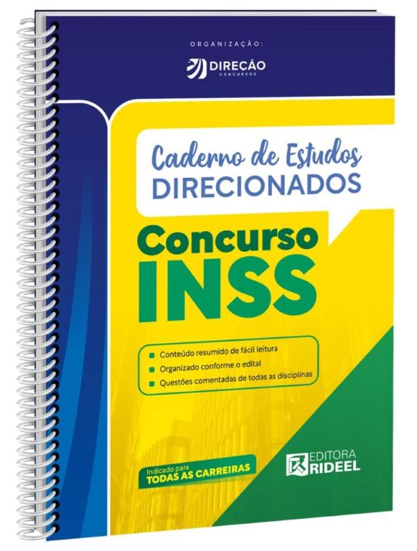 Caderno de Estudos Direcionados para Concurso INSS | Aprimore sua preparação e conquiste a vaga desejada