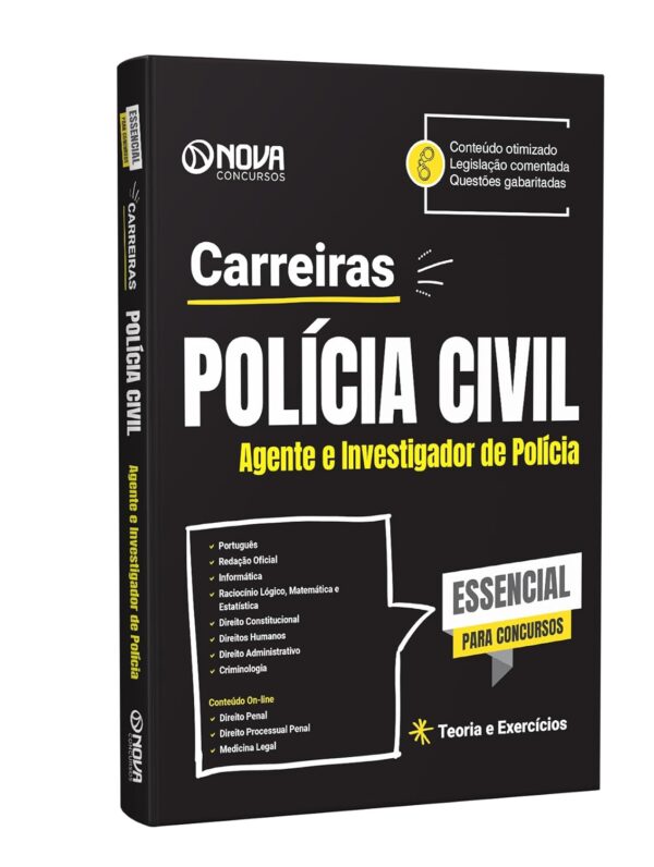 Apostila Completa para Carreira na Polícia Civil - Prepare-se para Agente e Investigador de Polícia com o Melhor Material de Estudo