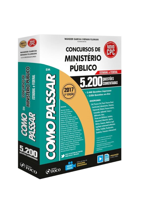 Aprenda Como Aprovado em Concursos do Ministério Público Estadual e Federal com 5.200 Questões Comentadas