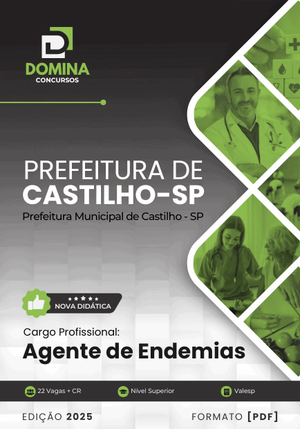 Apostila Agente de Endemias Castilho SP 2025