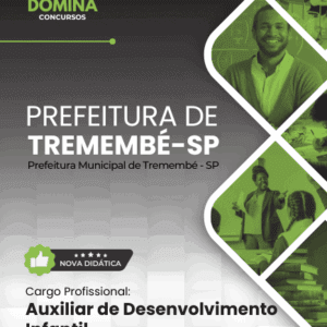 Apostila Auxiliar de Desenvolvimento Infantil Tremembé SP 2025