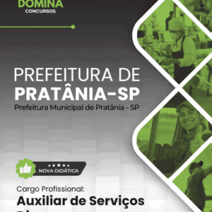 Apostila Auxiliar de Serviços Diversos Pratânia SP 2025