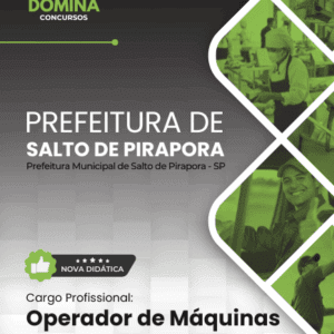 Apostila Operador de Máquinas Salto de Pirapora SP 2025