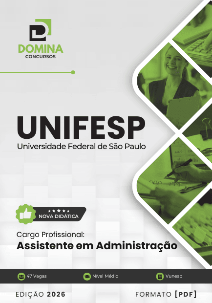 Apostila Assistente em Administração UNIFESP 2026