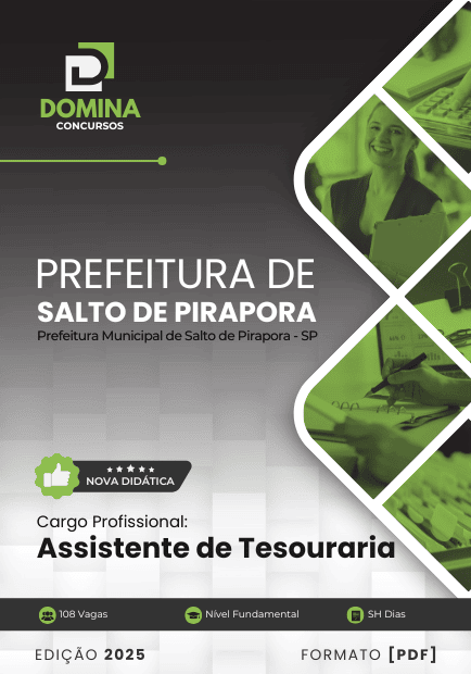 Apostila Assistente de Tesouraria Salto de Pirapora SP 2025