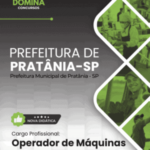 Apostila Operador de Máquinas Pratânia SP 2025