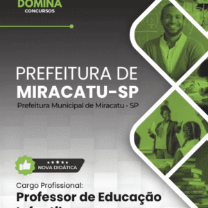 Apostila Professor de Educação Infantil Miracatu SP 2025