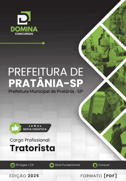 Apostila Tratorista Pratânia SP 2025