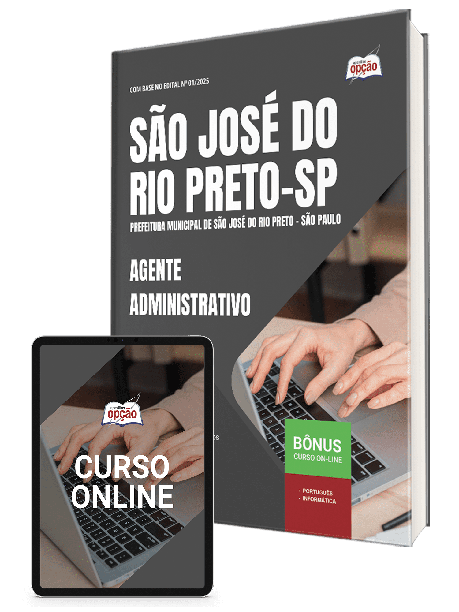Apostila Profissional para Agente Administrativo - Prefeitura de São José do Rio Preto 2025