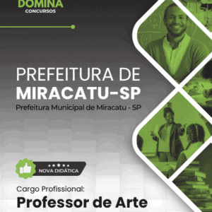 Apostila 2026: Capacitação para Professores de Artes em Miracatu, SP