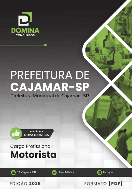 Apostila Motorista Cajamar SP 2026