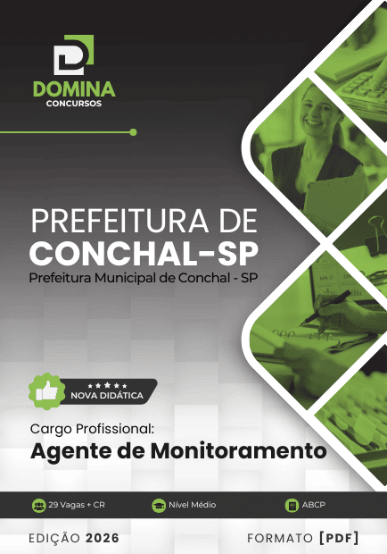 Apostila Agente de Monitoramento Conchal SP 2026