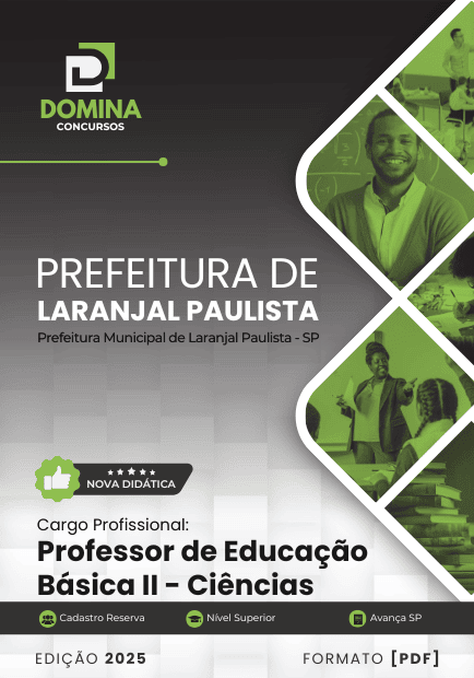 Apostila Professor de Educação Básica II Ciências Laranjal Paulista SP 2025