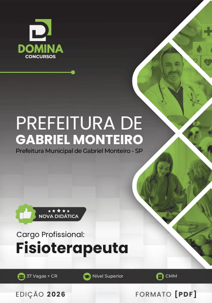 Apostila Fisioterapeuta Gabriel Monteiro SP 2026
