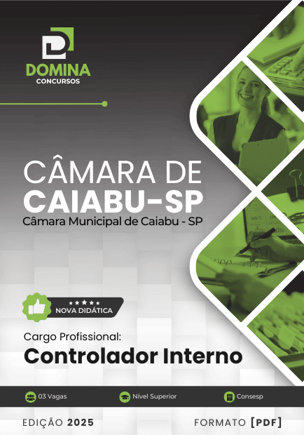 Apostila Controlador Interno Câmara Caiabu SP 2025