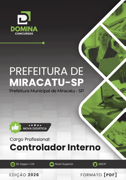 Apostila Controlador Interno Miracatu SP 2026