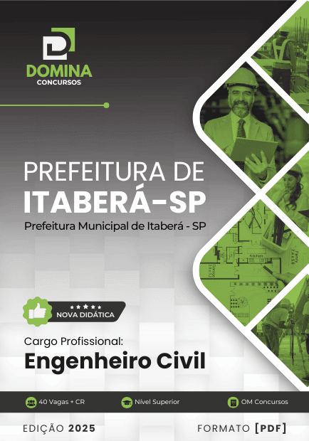Apostila Engenheiro Civil Itaberá SP 2025