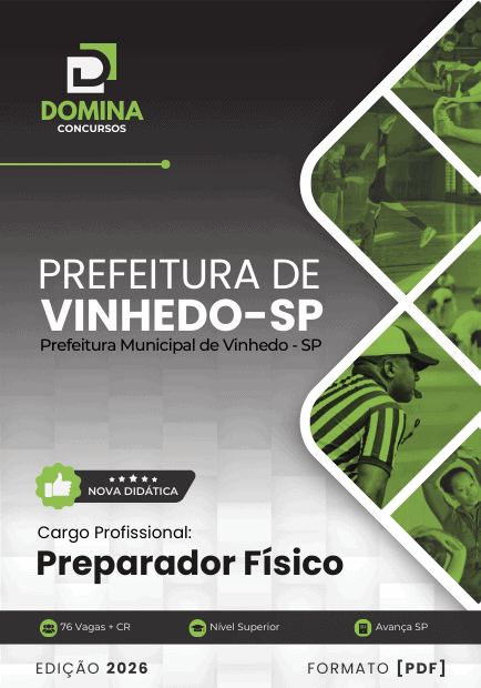 Apostila Preparador Físico Vinhedo SP 2026