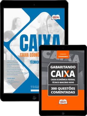 Combo Digital CAIXA: Apostila e Questões Comentadas para Técnico Bancário