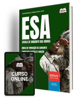 Apostila ESA 2025: Formação de Sargento em Combatente, Logística e Aviação