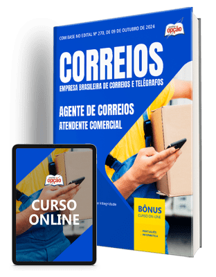 Apostila CORREIOS 2025: Preparação para Agente de Correios e Atendente Comercial