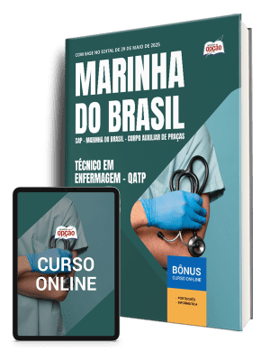 Apostila Marinha do Brasil 2025: CAP - Técnico em Enfermagem e QATP