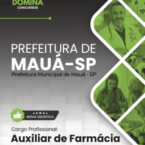 Apostila 2026: Preparação Profissional para Auxiliar de Farmácia em Mauá, SP