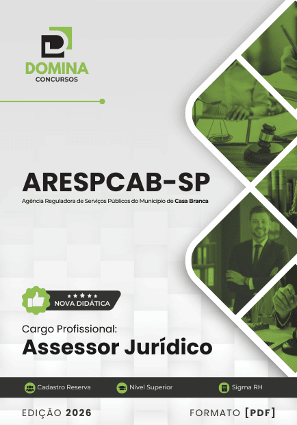 Apostila Assessor Jurídico ARESPCAB SP 2026