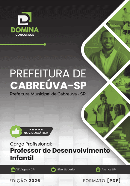 Apostila Professor de Desenvolvimento Infantil Cabreúva SP 2026