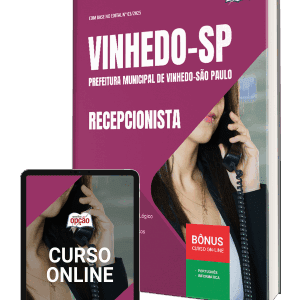 Apostila Prefeitura de Vinhedo – SP 2025: Vagas para Recepcionista